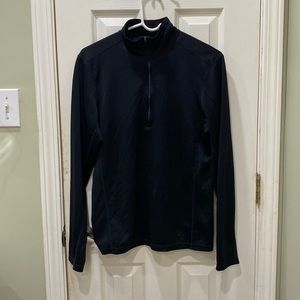 REI men’s small pull over with 1/2 zippered front.